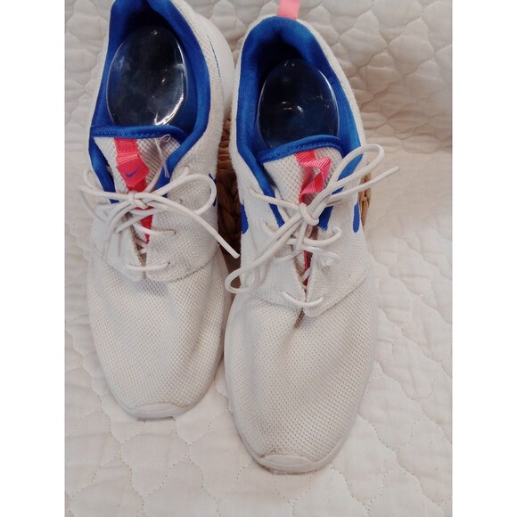 Man's Nike White Tennis Shoes Size 12 Some Wear See Pnotos - Picture 5 of 14